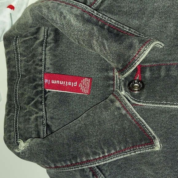 Fubu Fat Albert and the Junkyard Gang black denim jacket XL - Picture 3 of 5